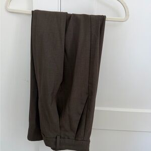 H&M Women's Brown Tailored Pants